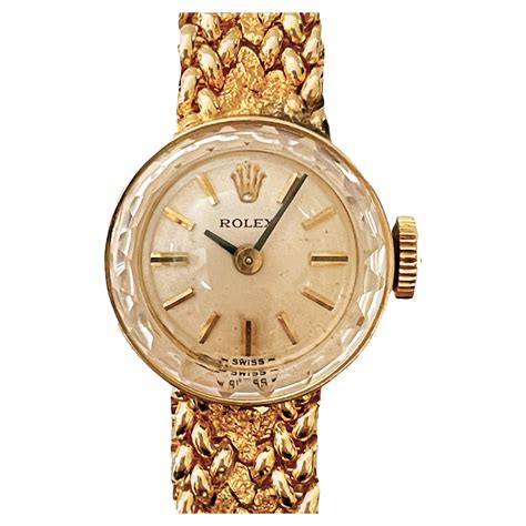 rolex ladies gold watch vintage|vintage ladies Rolex watches 1960s.